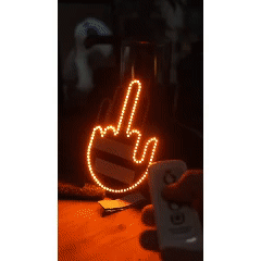 SEÑAL DE MANO LED PARA AUTO🚗⚠️🛑