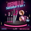 Cepillo 5 en 1😍💇‍♀️✔️